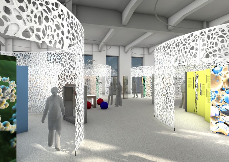 © Die künftige Ausstellung „Chemie“ - Foto: Ambos + Weidenhammer