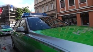 Polizeiwagen im Einsatz