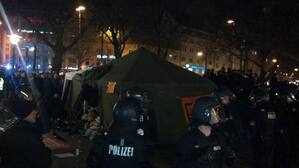 Flüchtlinge Sendlinger Tor Hungerstreik Camp