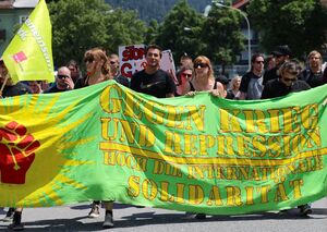 G7-Gipfel: Demo in Garmisch Partenkirchen