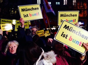 © Symbolfoto einer Demo in München