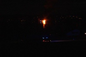 Das Bootshaus am Starnberger See brennt