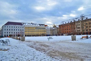 München Schnee Winter
