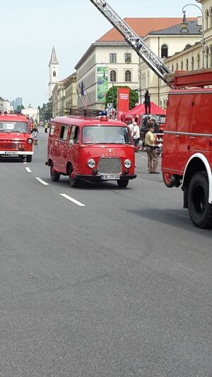Historisches Feuerwehr-Fahrzeug