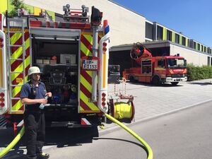 Feuerwehreinsatz am Gymnasium in Trudering - München