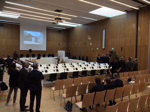 München-Stadelheim: Einweihung des neuen Hochsicherheitsgerichtssaals