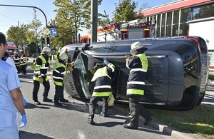 © Unfall in der Chiemgaustraße - Foto: Berufsfeuerwehr München