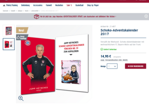 Jupp zum selbstaufkleben, © FC Bayern Fan-Shop (24.10.2017)