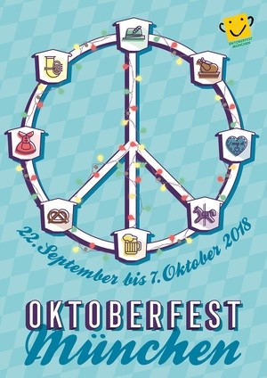 Entwurf für das Oktoberfest-Plakat 2018, © Bild: „Referat für Arbeit und Wirtschaft“