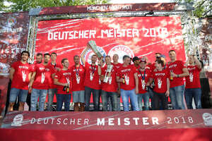 Meisterfeier FC Bayern Basketball , © Foto: Paulaner/sampics