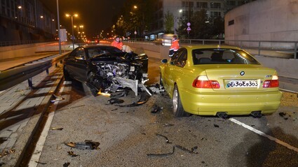 Betrunkene Bruder Fahren Rennen Mittlerer Ring Nach Unfall Gesperrt Munchen Tv