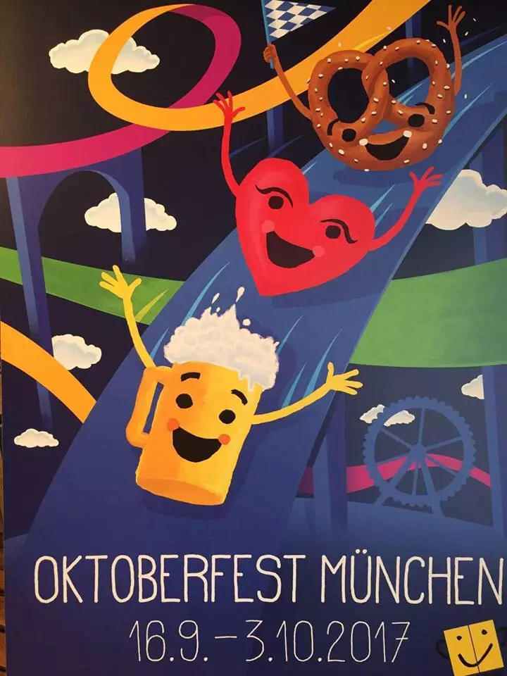 — © Dieses Wiesn-Plakat für Oktoberfest 2017 belegte Platz 3