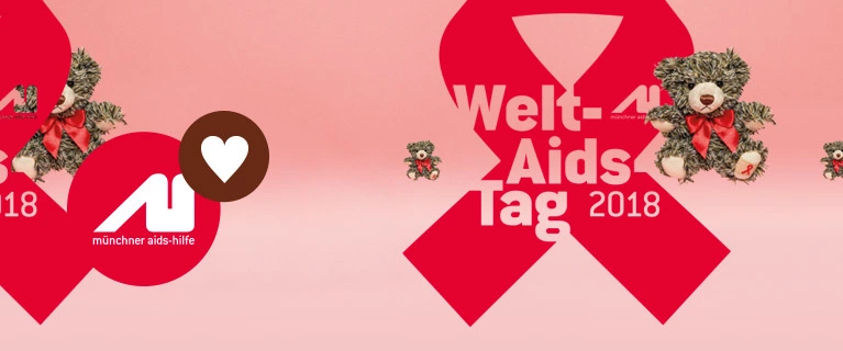 Flyer zum Weltaidstag — © Grafik der Münchner Aids-Hilfe