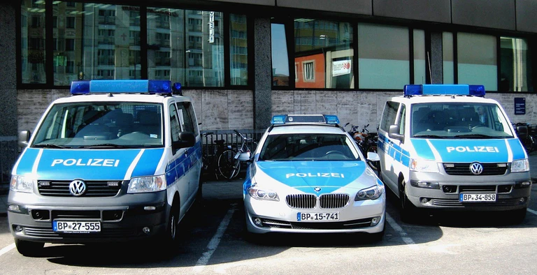 Die Dienstfahrzeuge der Bundespolizei am Hauptbahnhof — © Foto: Bundespolizei
