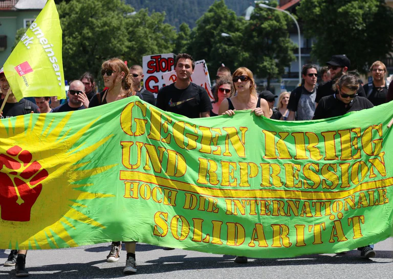G7-Gipfel: Demo in Garmisch Partenkirchen