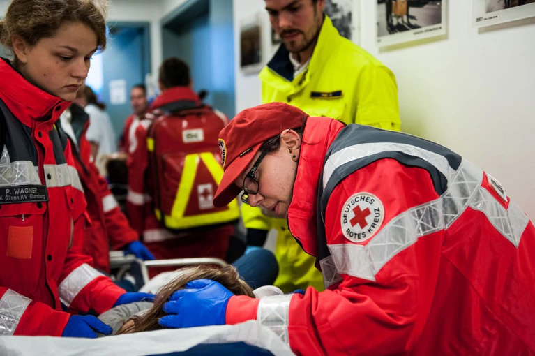  — © Das Rote Kreuz versorgt während der Wiesn bis zu 10.000 Patienten. Foto: Milan Szypura