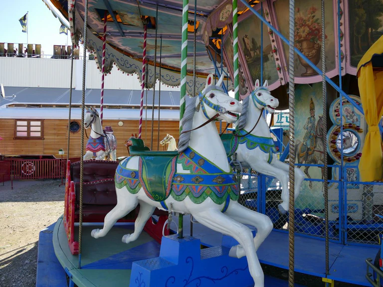 historische karusell wiesn oktoberfest presse rundgang 2015