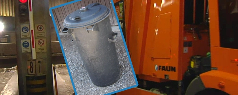 Mülltonne — © Foto der Mülltonne: WGV Quarzbichl