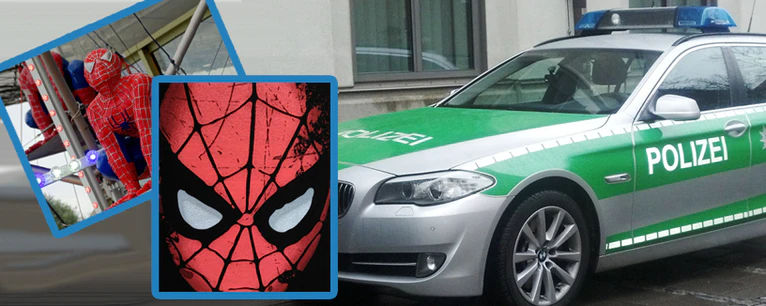 Spiderman überfällt Subway in München — © Symbolfoto