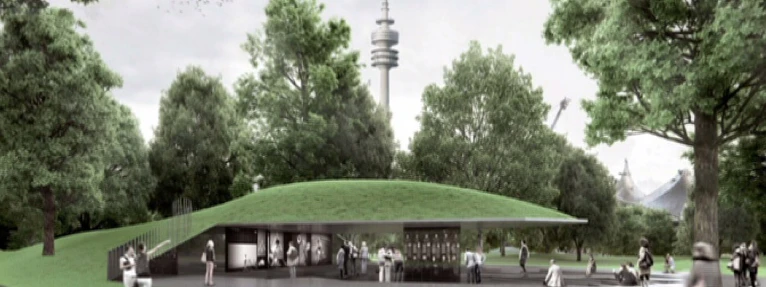 So soll das Denkmal für das grausame Olympia-Attentat aussehen — © Entwurf der Brückner & Brückner Architekten