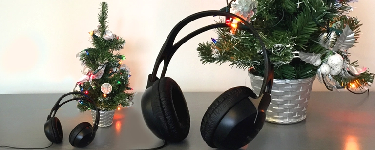 Weihnachten, Geschenke, Kopfhörer
