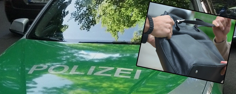 Handtaschenraub Diebstahl Polizei — © Symbolfoto.