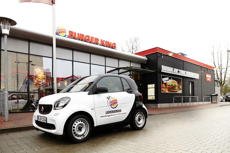 Burger King Lieferservice mit Lieferheld — © Foto: Burger King