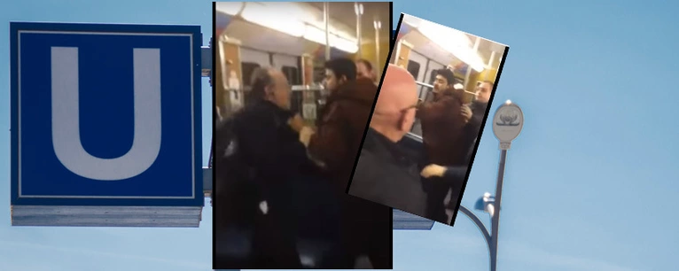U-Bahn Video Pöbeleien im Zug