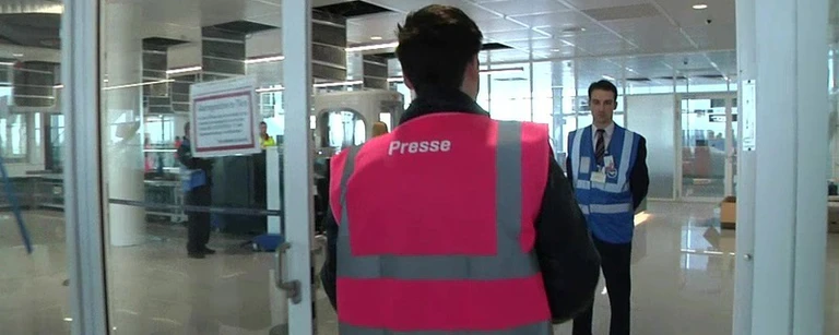 Das Satellitenterminel am Münchner Flughafen