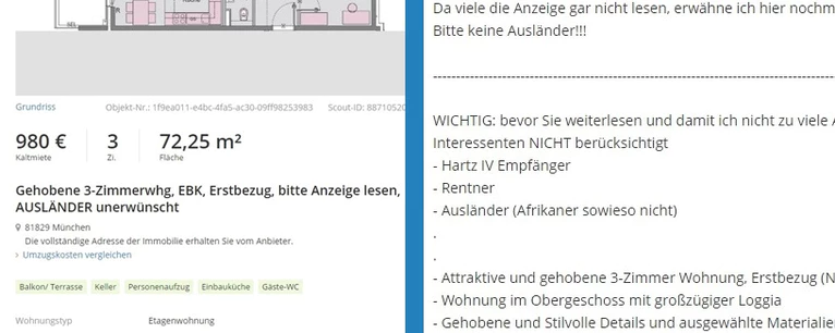  — © Screenshots des Inserats auf Immobilienscout24