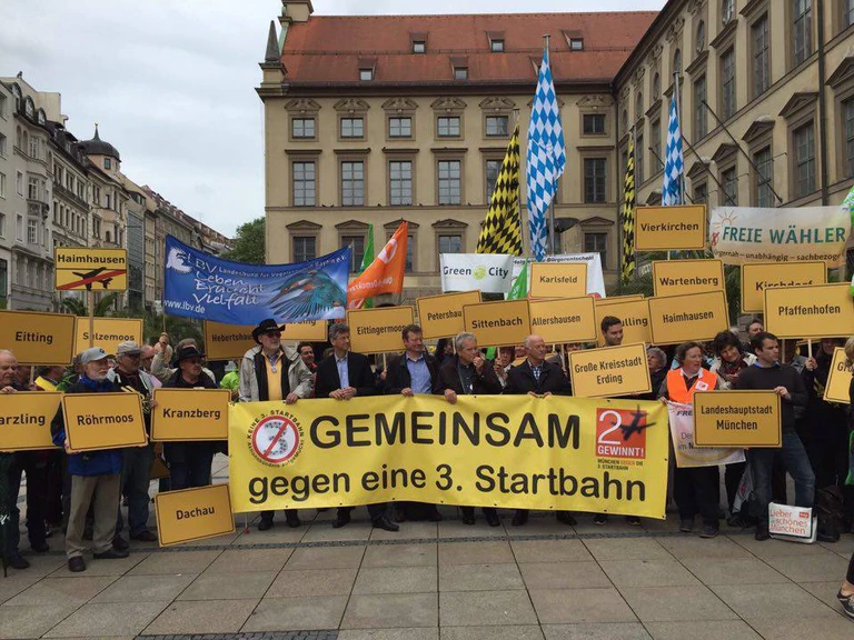Protest gegen 3. Startbahn