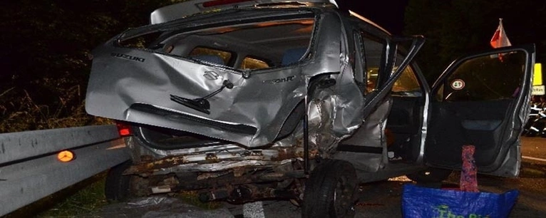 Unfall Staatsstraße, Vier Verletzte — © Foto: Polizei