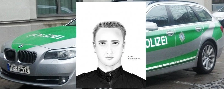 Phantombild des unbekannten Täters — © Phantombild des unbekannten Täters (Foto: Polizei)