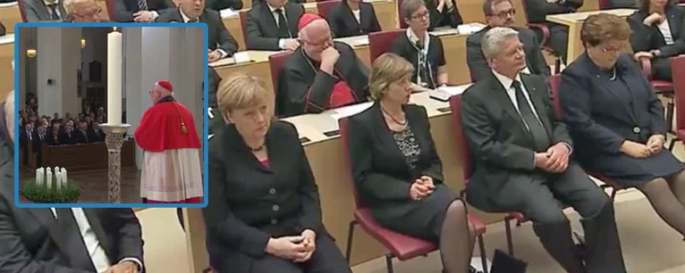 Landtag und Frauenkirche München: Trauer nach Amoklauf Angela Merkel und Joachim Gauck
