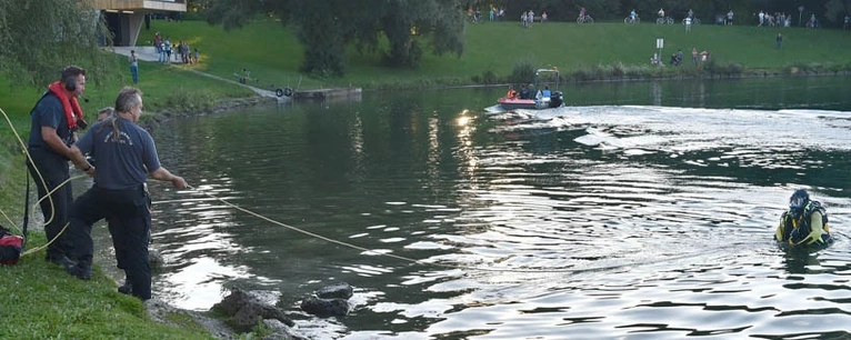 Badeunfall im Lerchenauer See — © Foto: Berufsfeuerwehr München