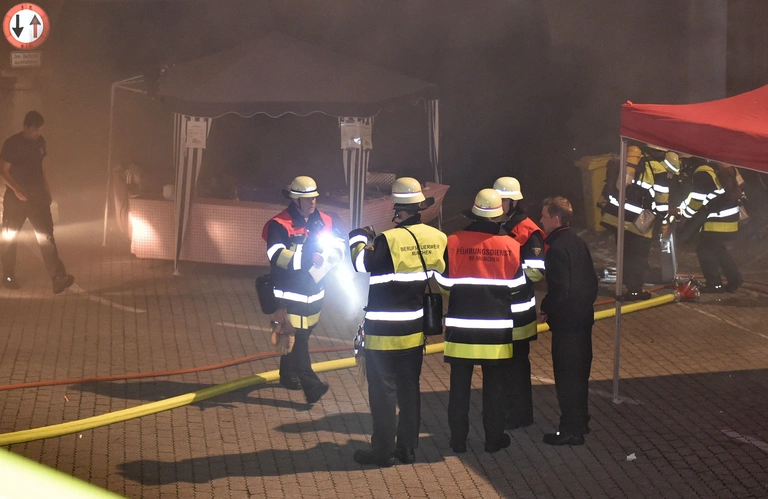 Rauchentwicklung in der Hauptfeuerwache — © Foto: Berufsfeuerwehr München