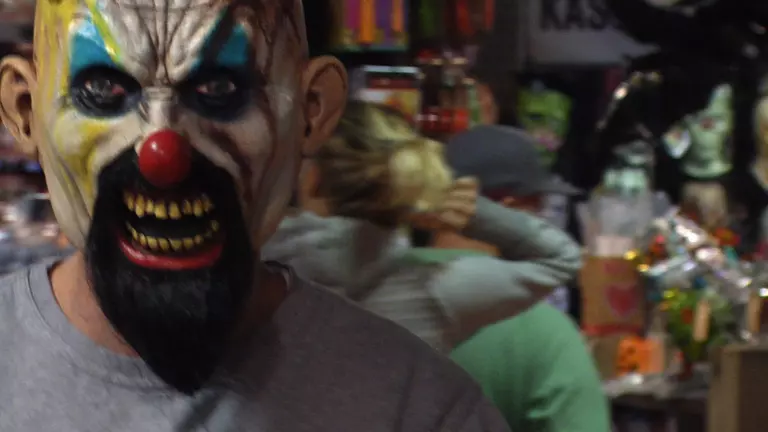 Horror-Clown, Clown, Grusel-Clown, Halloween, Angriff, Messer, Machete — © Symbolbild