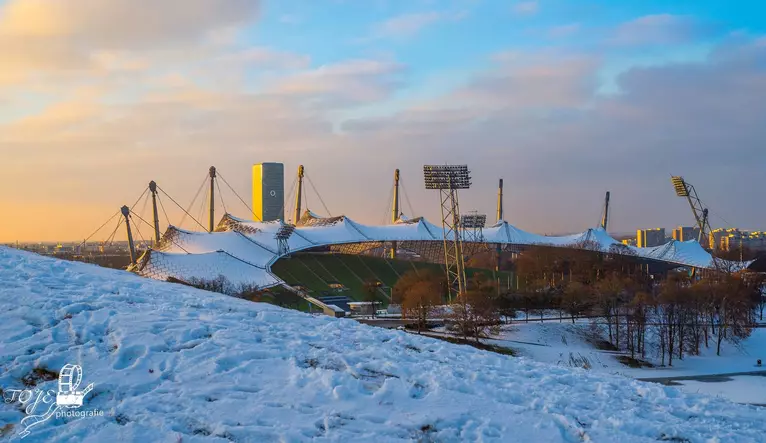 — © Der Münchner Olympiapark im Winter - Bild: TOJE Photografie