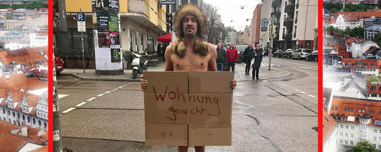 Wohnung gesucht Danny Beuerbach — © Danny sucht für einen Freund eine Wohnung.