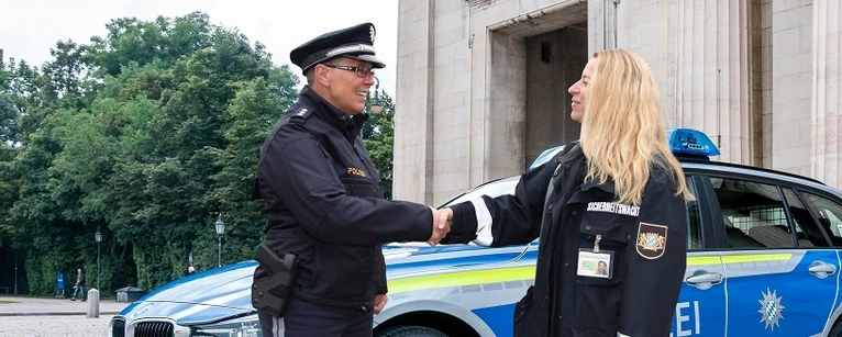 Die Sicherheitswacht der Münchner Polizei braucht Verstärkung. — © Foto: Polizei