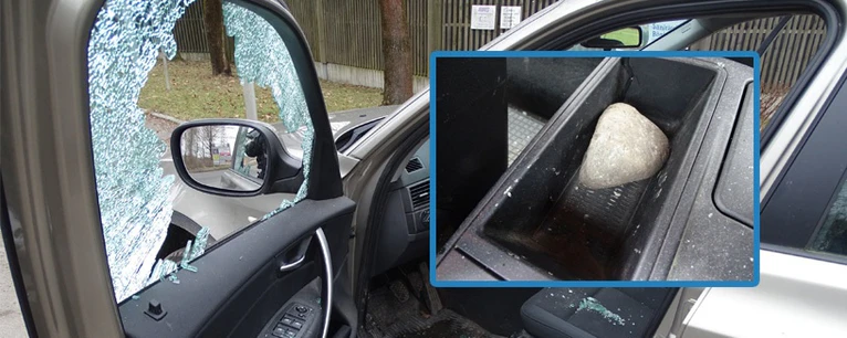 Ein Jogger bewarf einen Forstarbeiter mit einem Stein. — © Foto: Polizei Germering