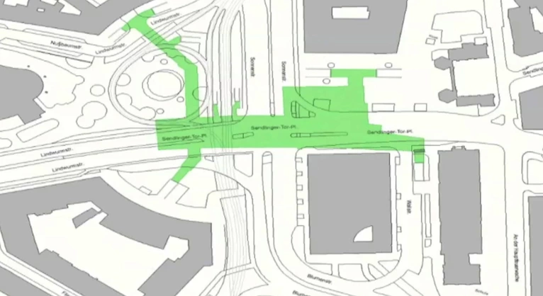 — © Der U-Bahnhof am Sendlinger Tor steht vor einer großen Sanierung - 6 Jahre sollen die Bauarbeiten dauern. Screenshot: SWM