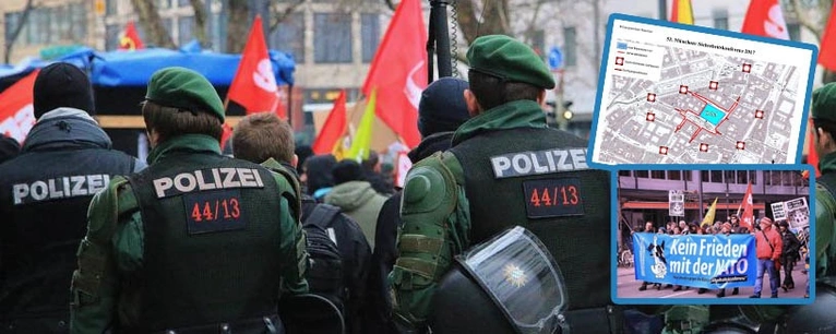 Grafik Sperrungen - Alle Infos zur Sicherheitskonferenz in München