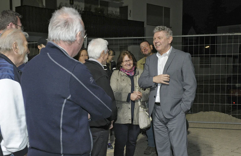 Zwergackerweg, Dieter Reiter, — © Foto: Berufsfeuerwehr München