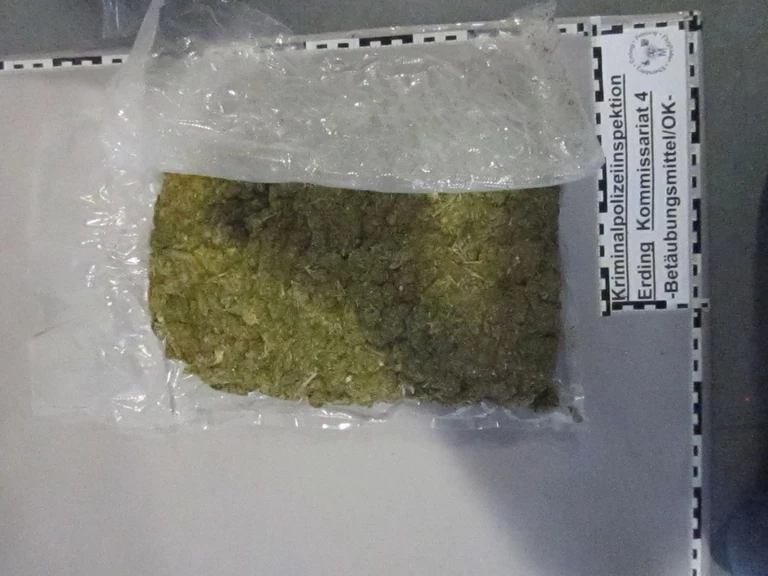 Sichergestelltes Marihuana — © Foto: Polizeipräsidium Oberbayern Nord