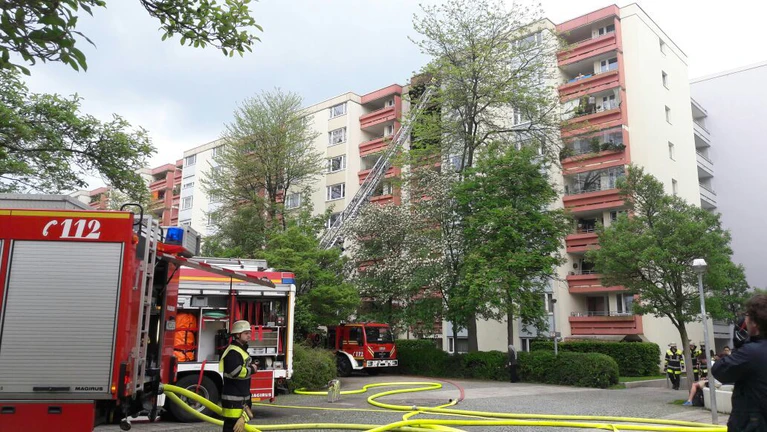 — © Brand in der Plettstraße
