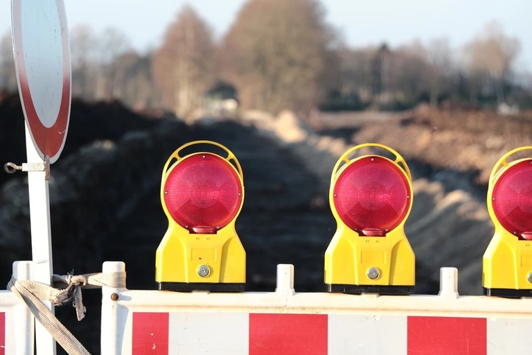 Verkehrsabsperrung
