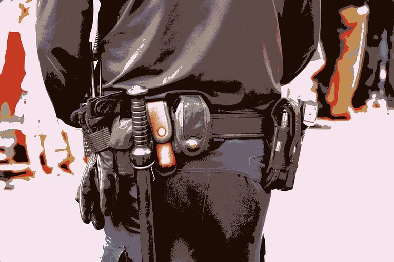 Polizeiuniform-Verkleidung-unecht — © Symbolfoto