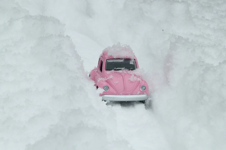 Im Schnee steckenbleiben Winterdienst