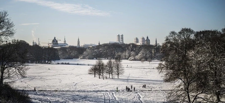 Der Englische Garten im Winter — © Symbolfoto